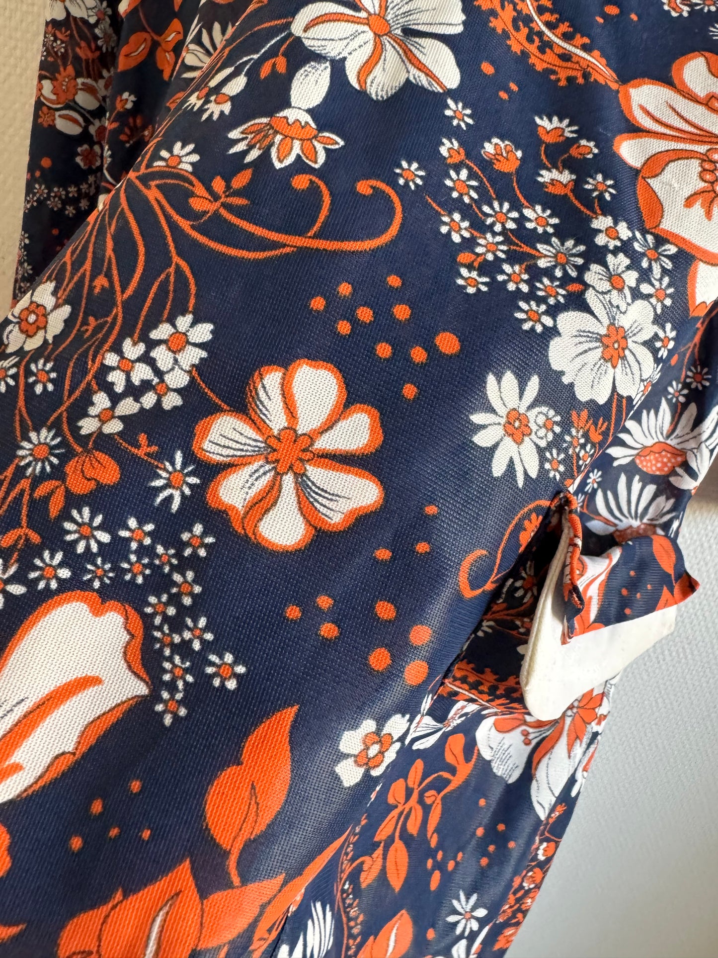 Blouse à motif 70s