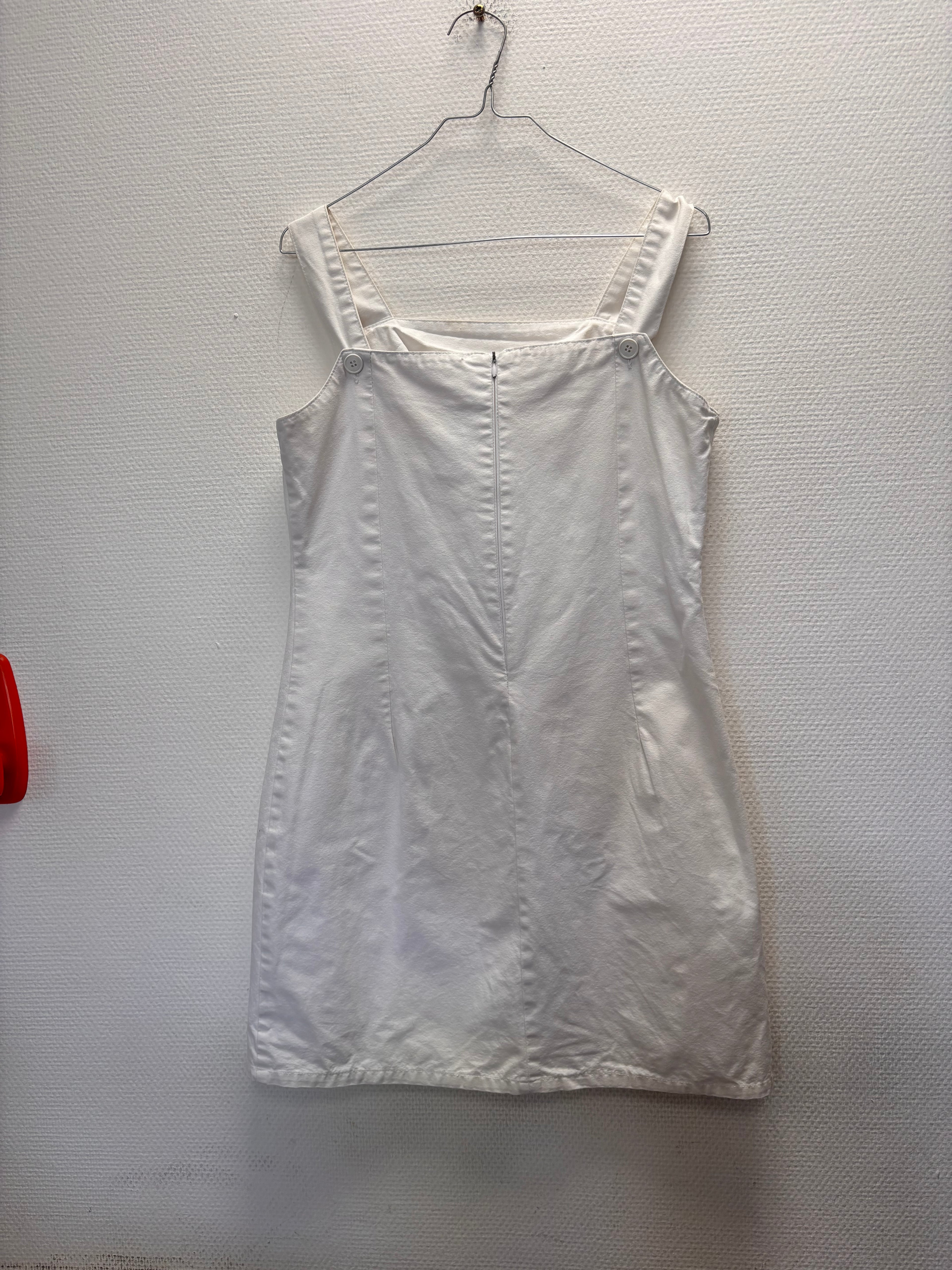 Robe courte blanche
