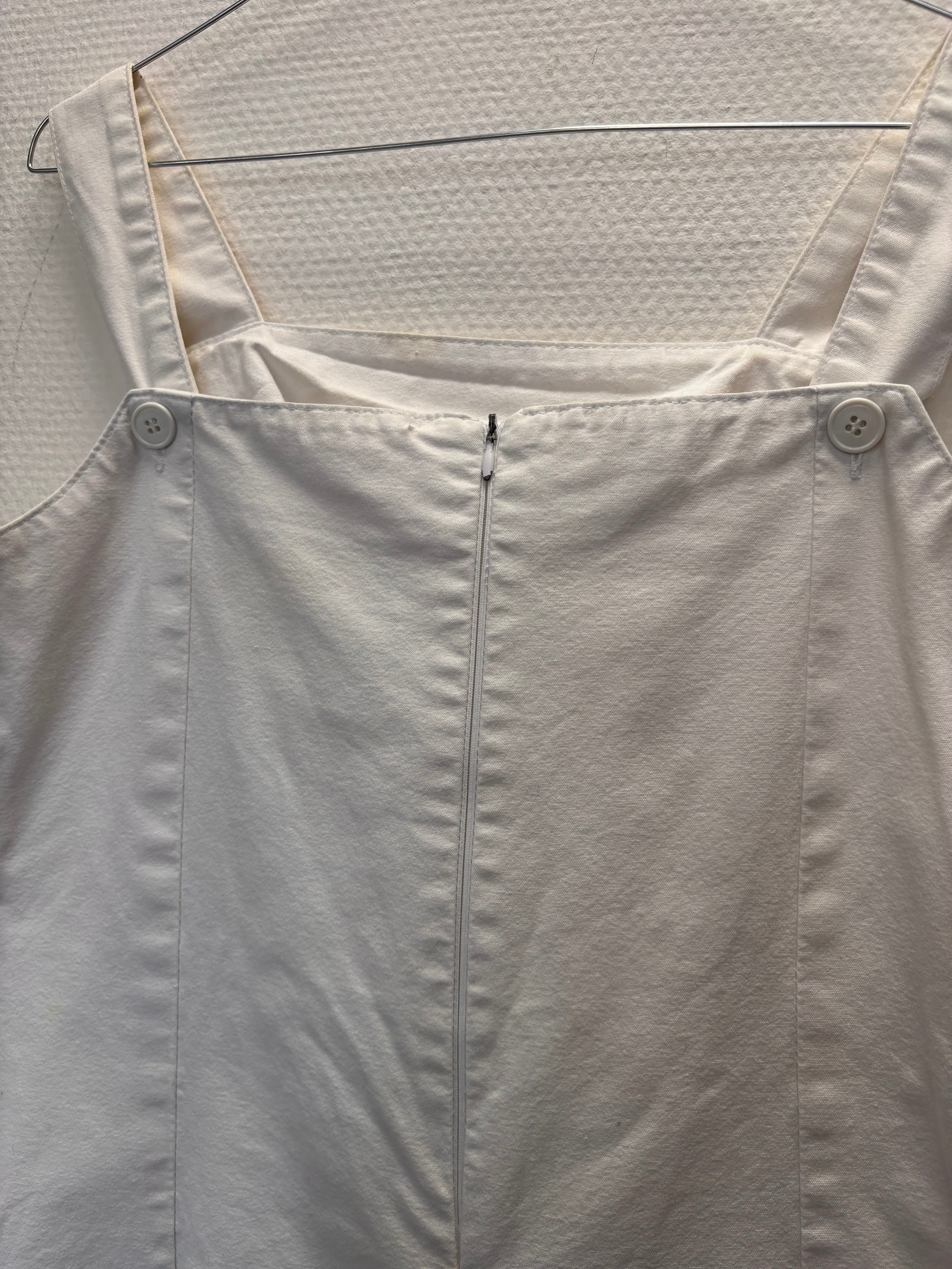 Robe courte blanche
