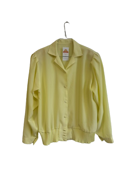 Chemise jaune 80s