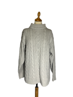 Pull en maille torsade