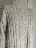 Pull en maille torsade