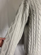 Pull en maille torsade