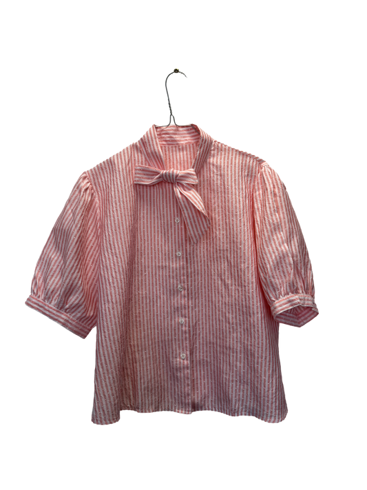Chemise à rayures 80s