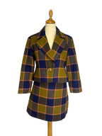 Tailleur jupe écossais