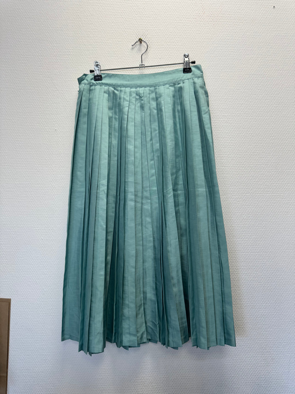 Jupe plissée verte