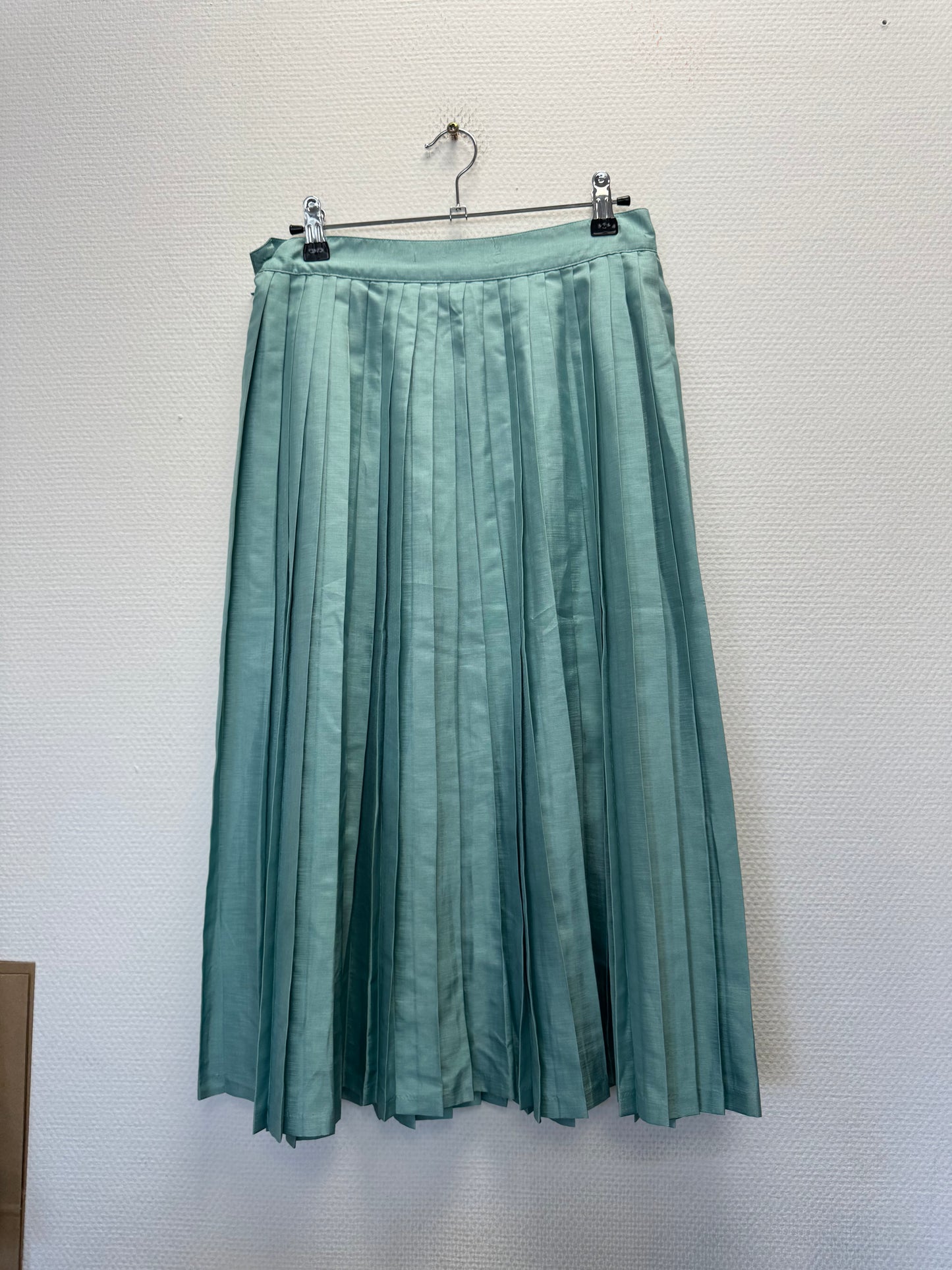 Jupe plissée verte
