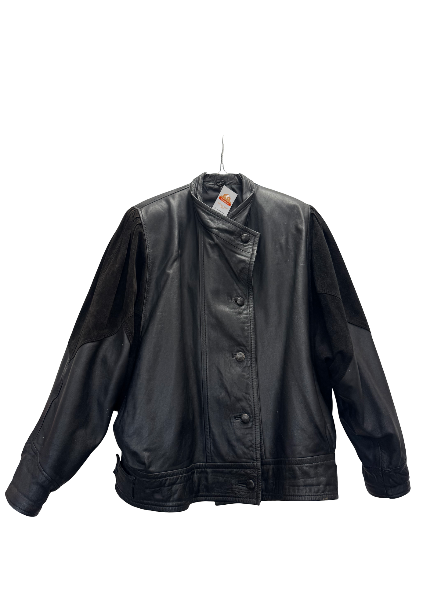 Blouson en cuir 80s