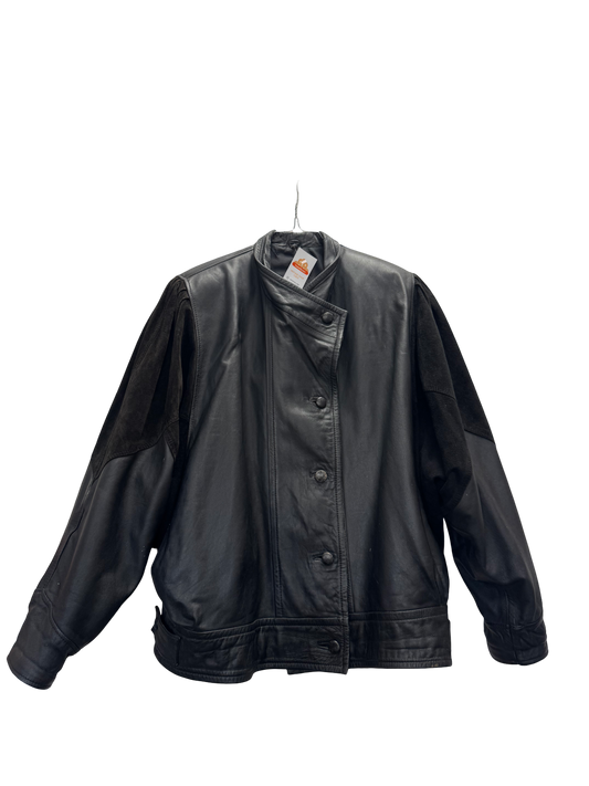 Blouson en cuir 80s