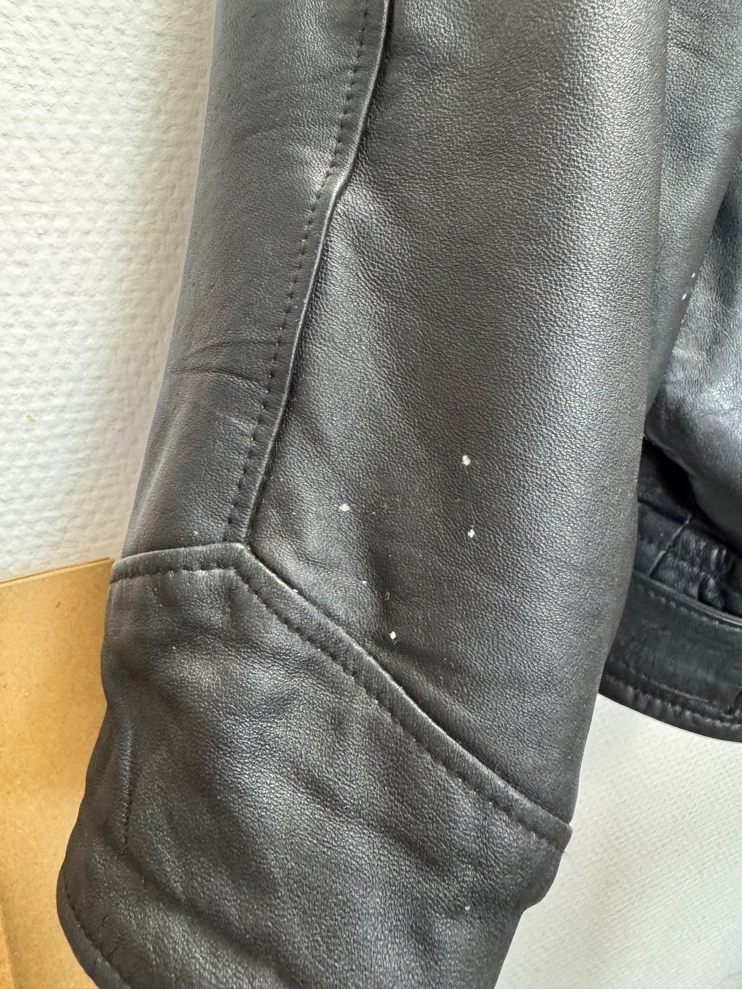 Blouson en cuir 80s