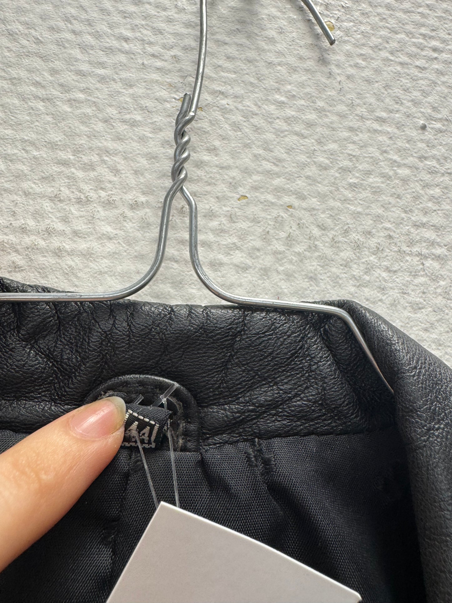 Blouson en cuir 80s