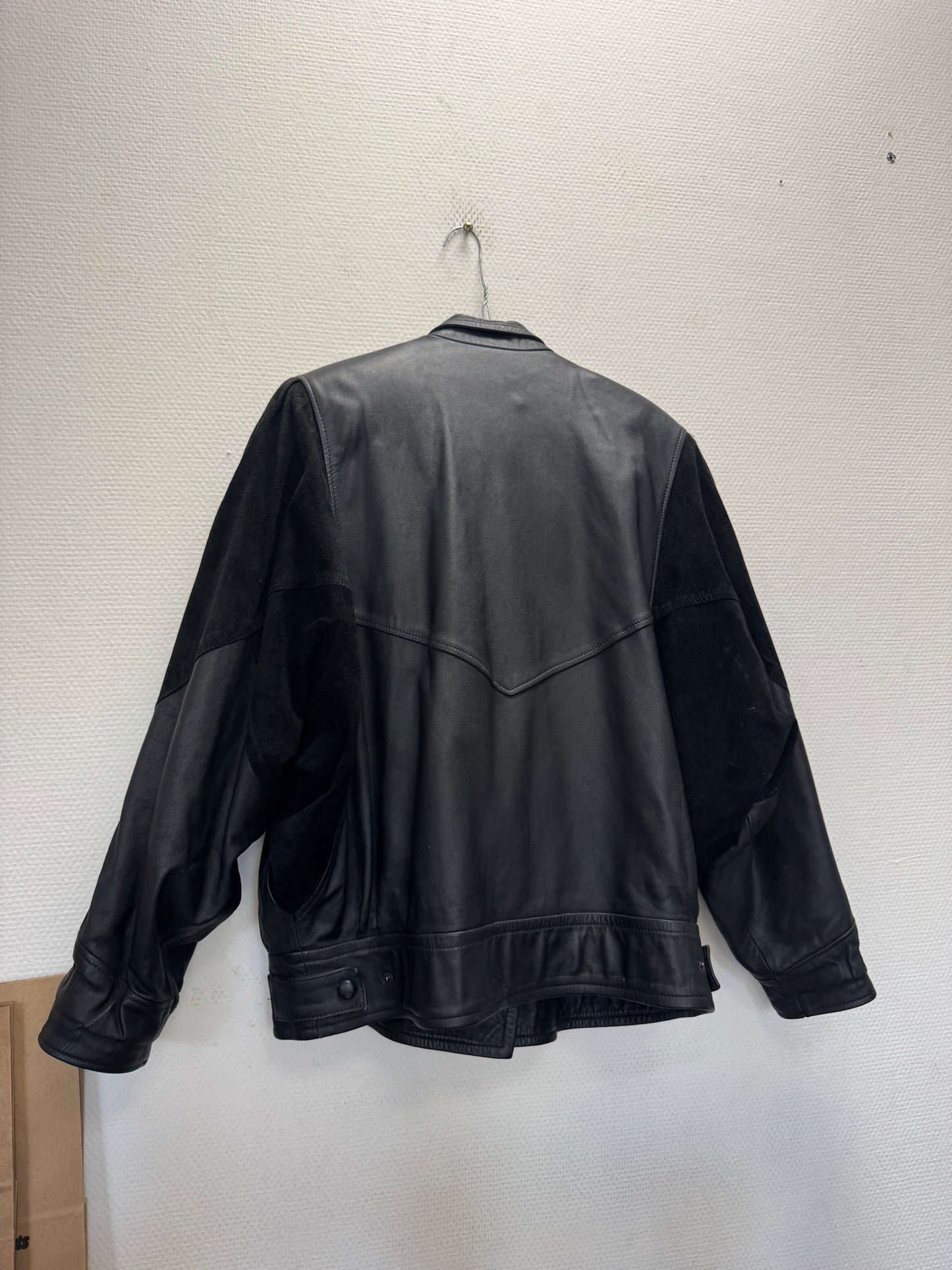 Blouson en cuir 80s