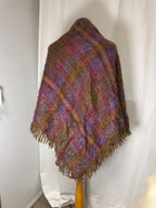 Châle rose en mohair