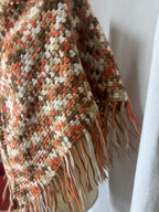 Châle en crochet 70s