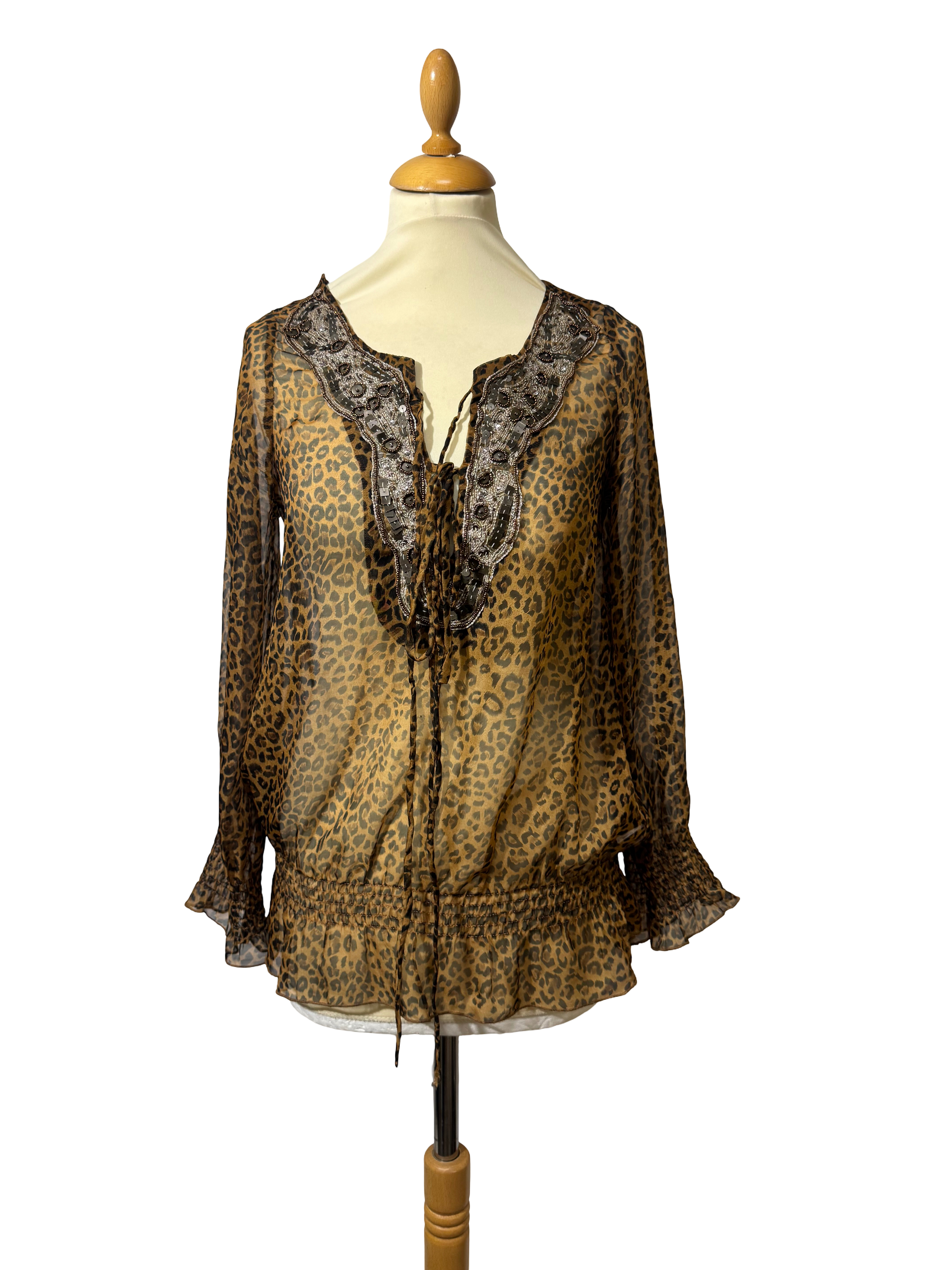 Blouse léopard