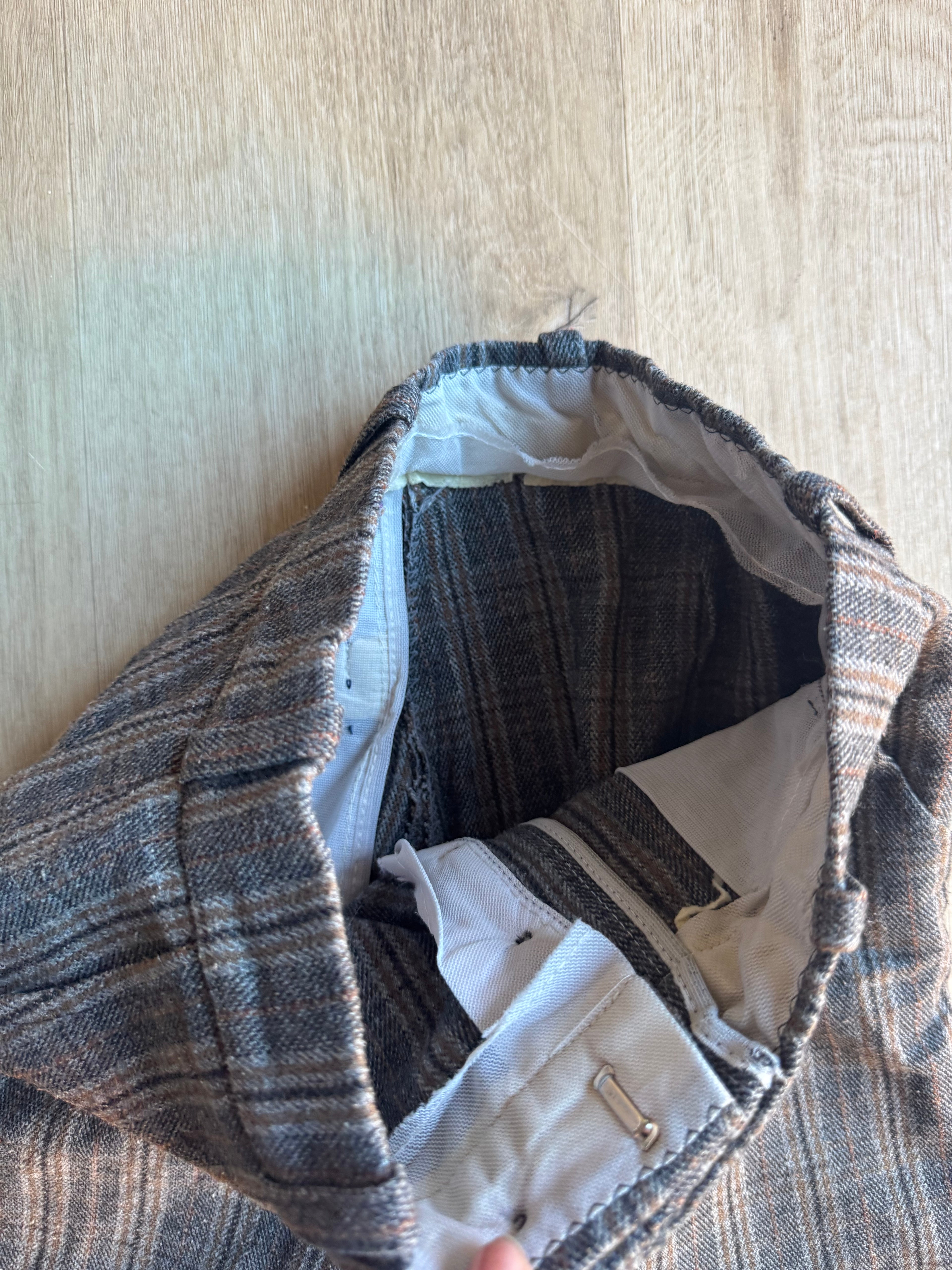 Pantalon à carreaux