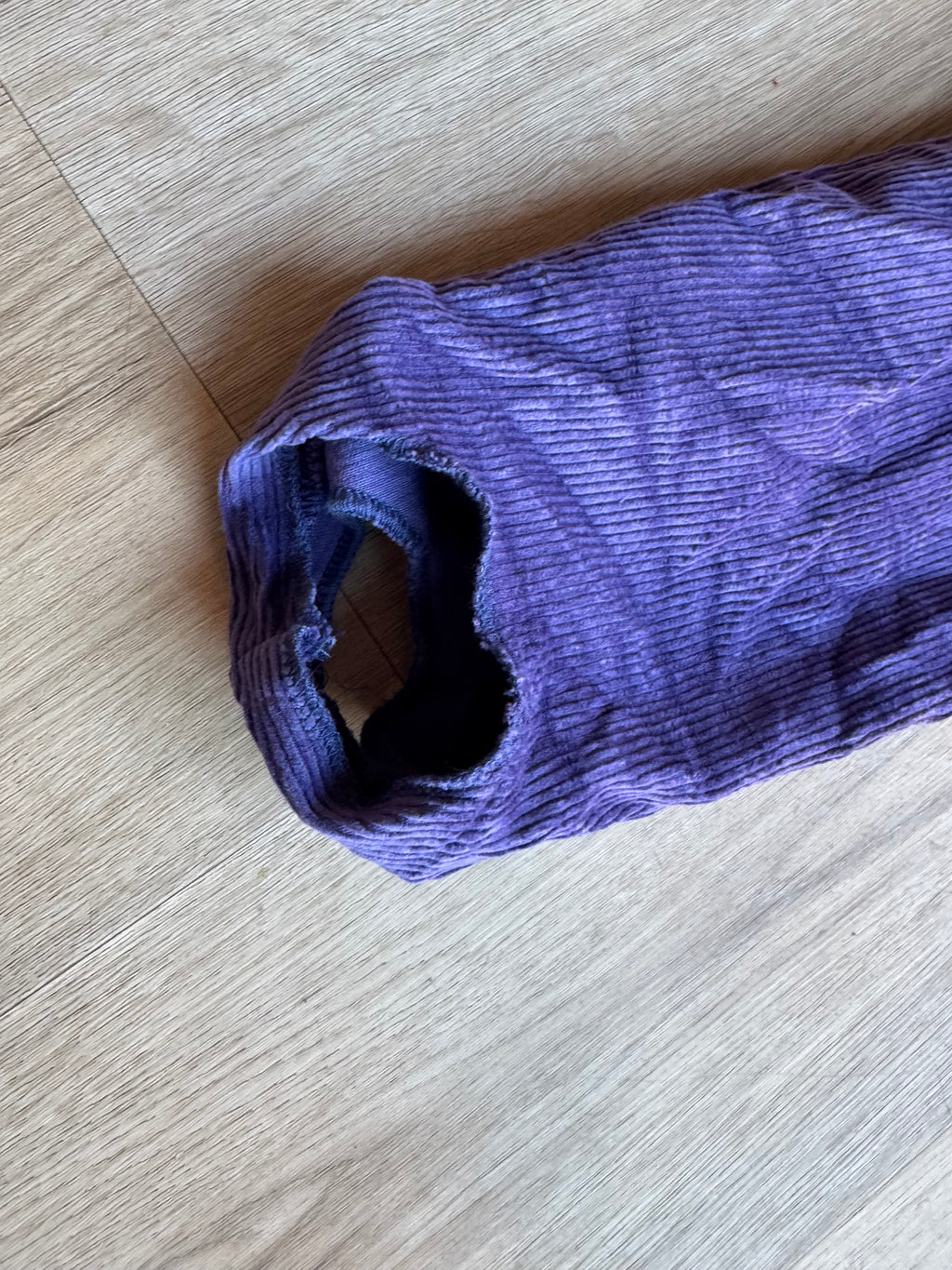 Pantalon fuseau velours côtélés
