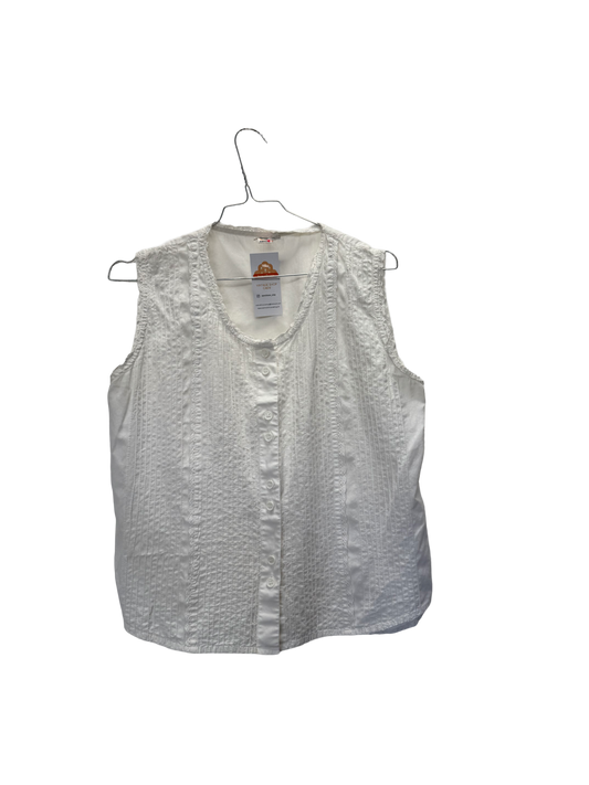 Chemise blanche brodée