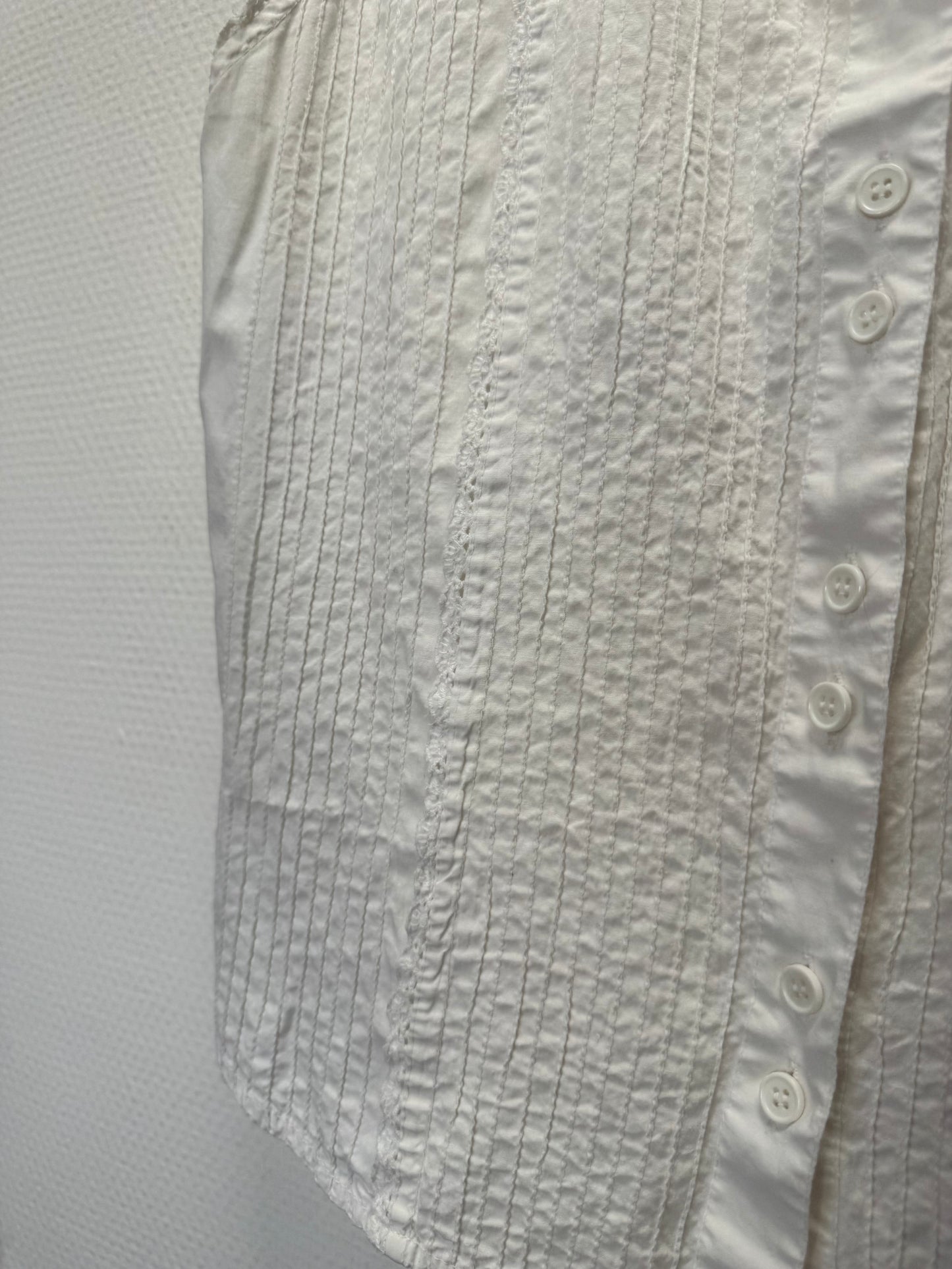 Chemise blanche brodée