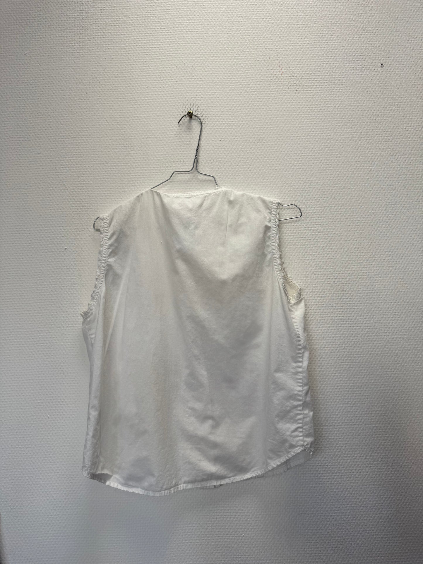 Chemise blanche brodée