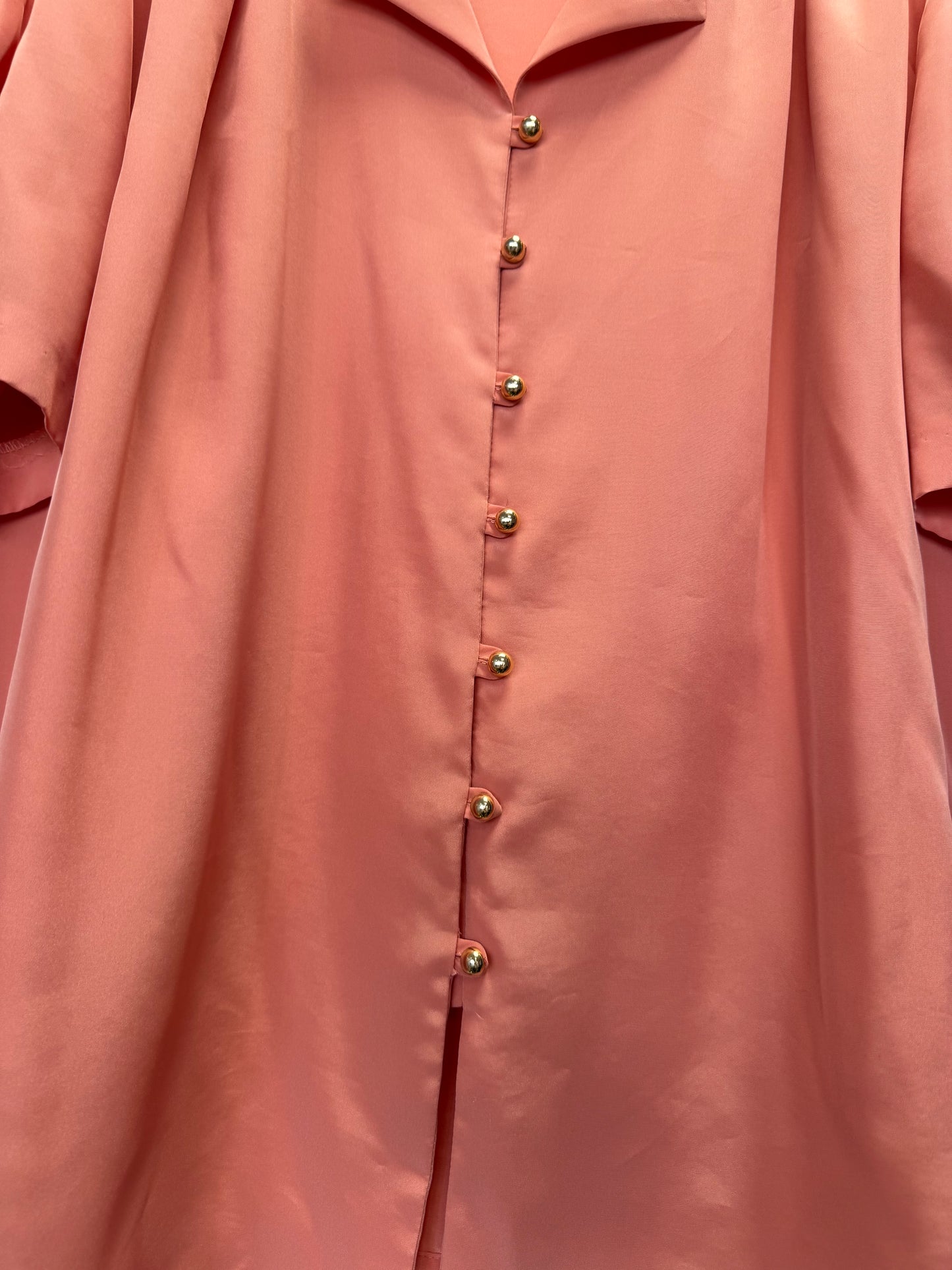 Chemise rose 80s