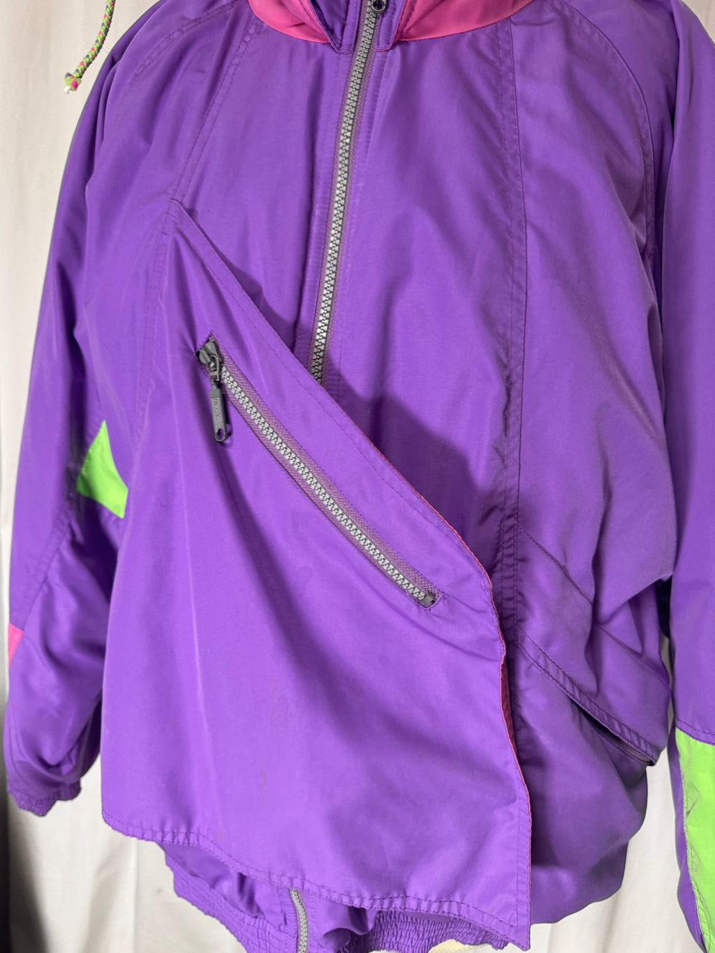 Blouson violet 90s
