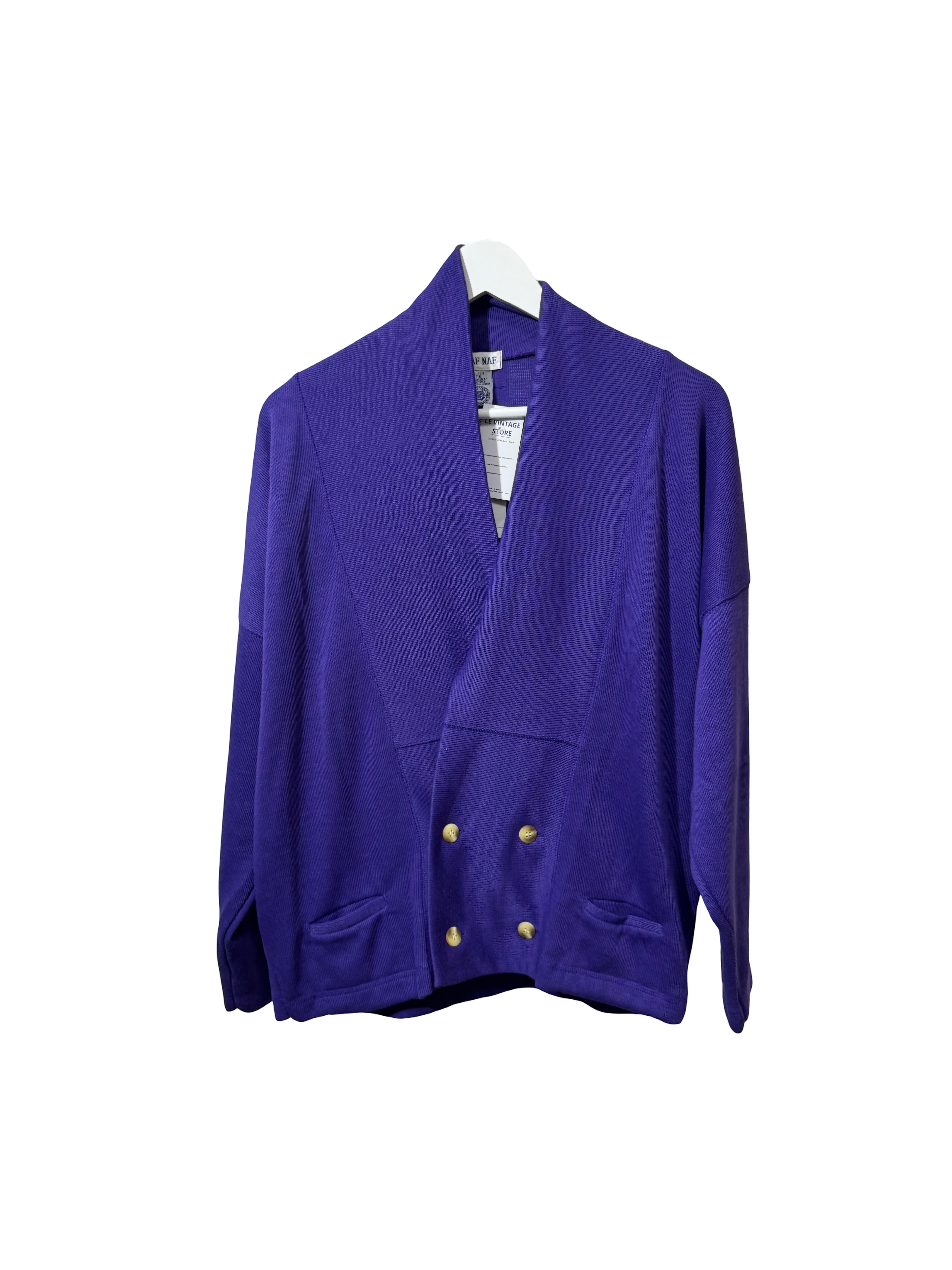 Cardigan violet NafNaf
