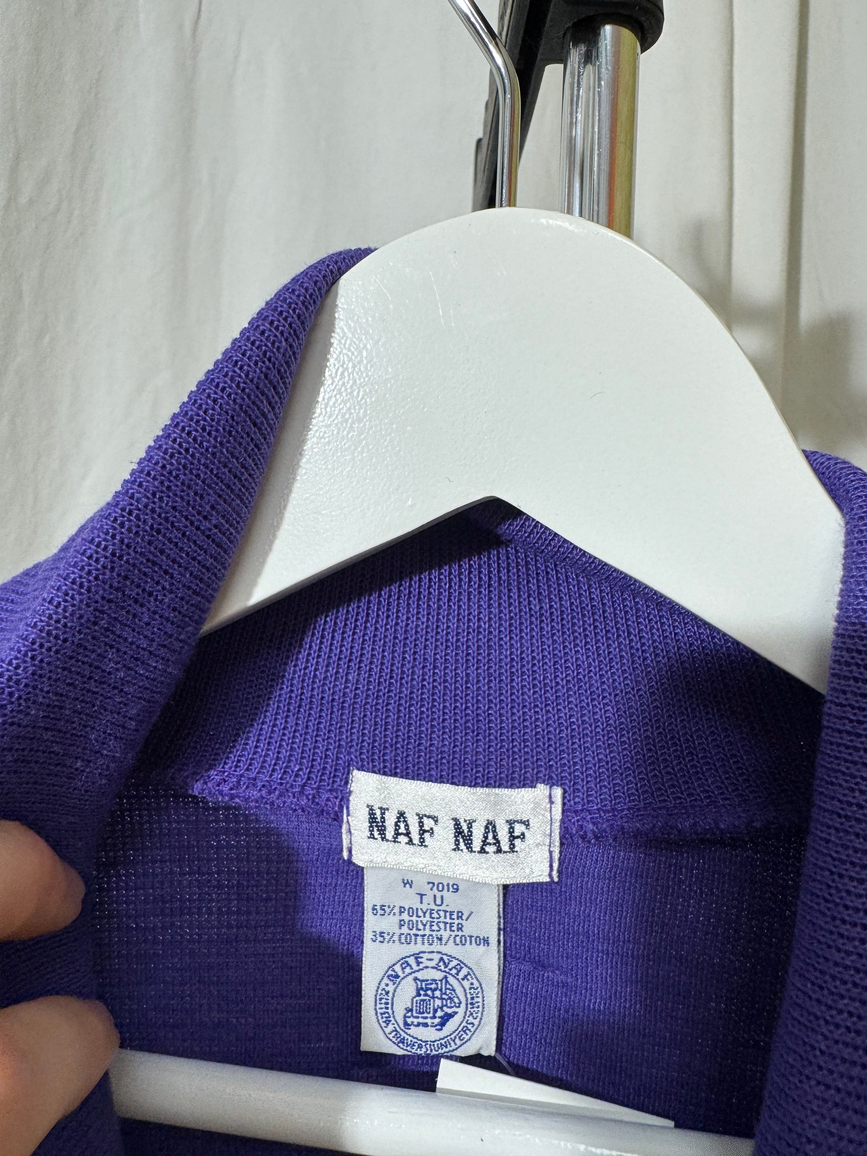 Cardigan violet NafNaf
