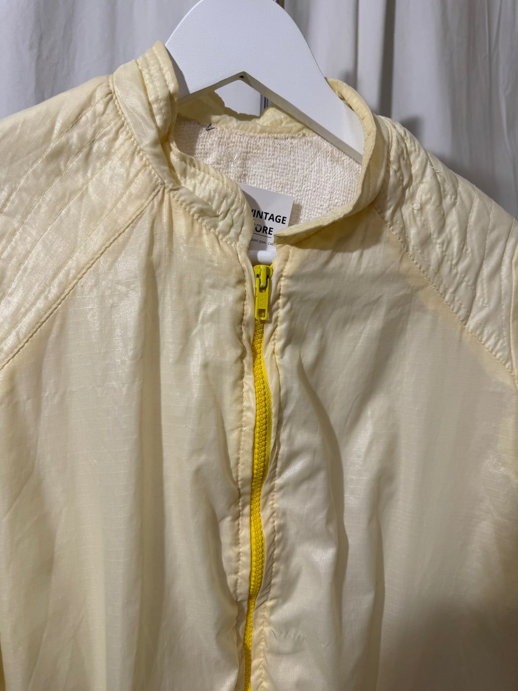 Blouson jaune 80s