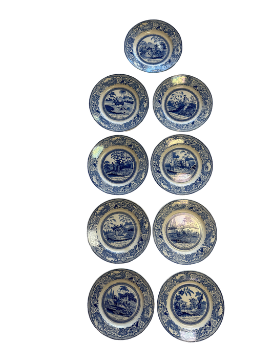 Assiettes à motifs Gien