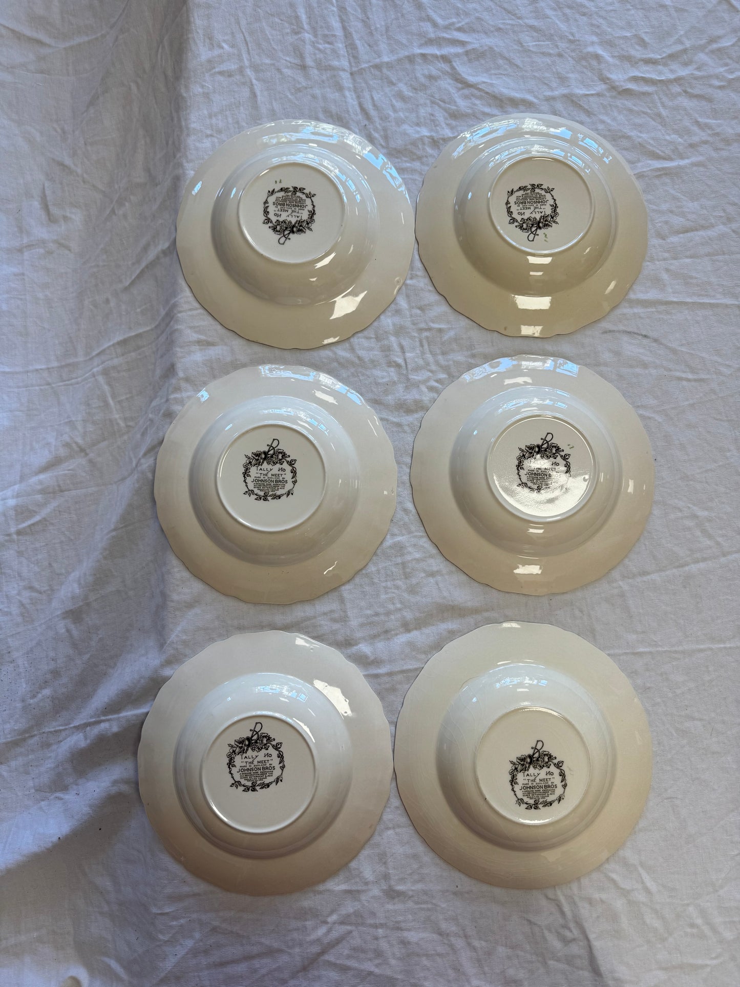 Assiettes creuses anglaise