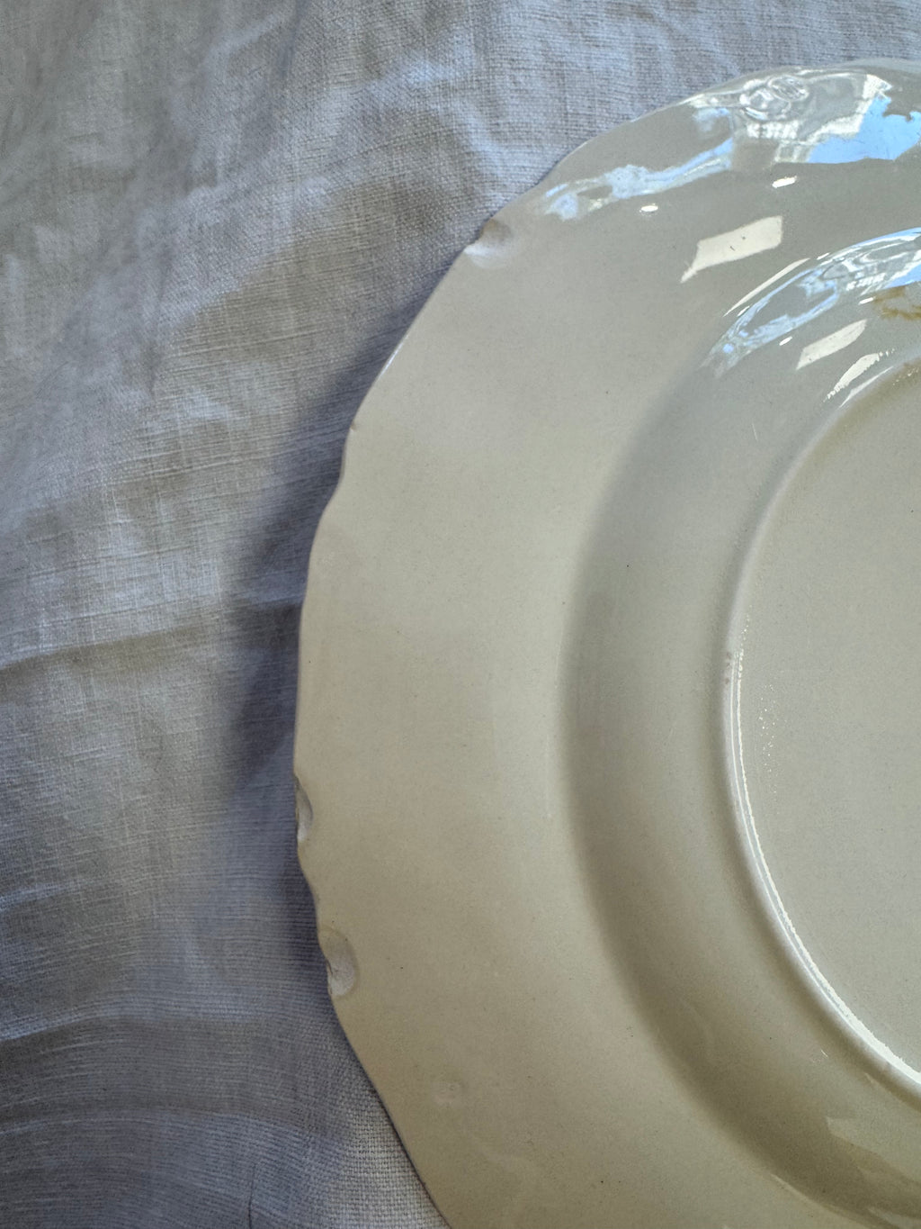 Assiettes plates anglaise