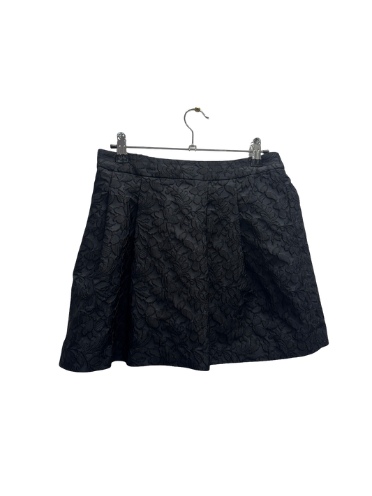 Jupe jacquard noir