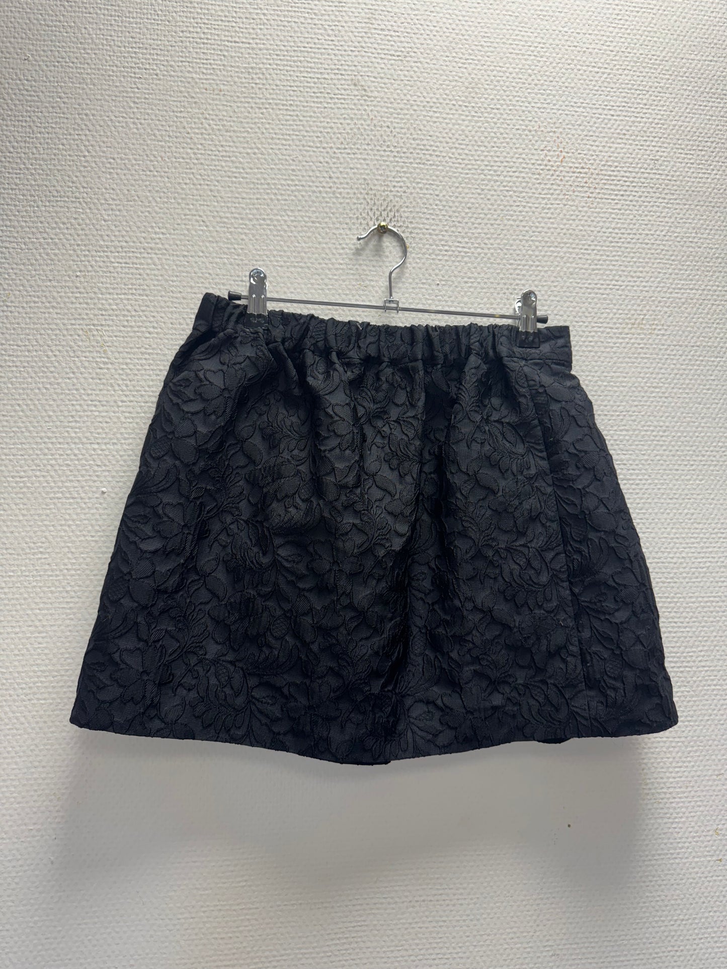 Jupe jacquard noir