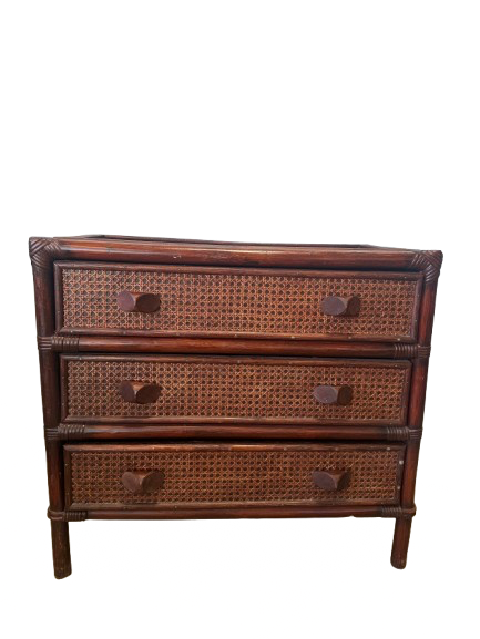 Commode en rotin