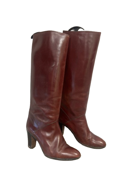 Bottes en cuir 70s