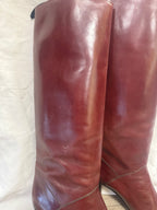 Bottes en cuir 70s