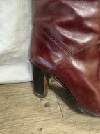 Bottes en cuir 70s