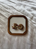 Boucles d'oreilles cygne