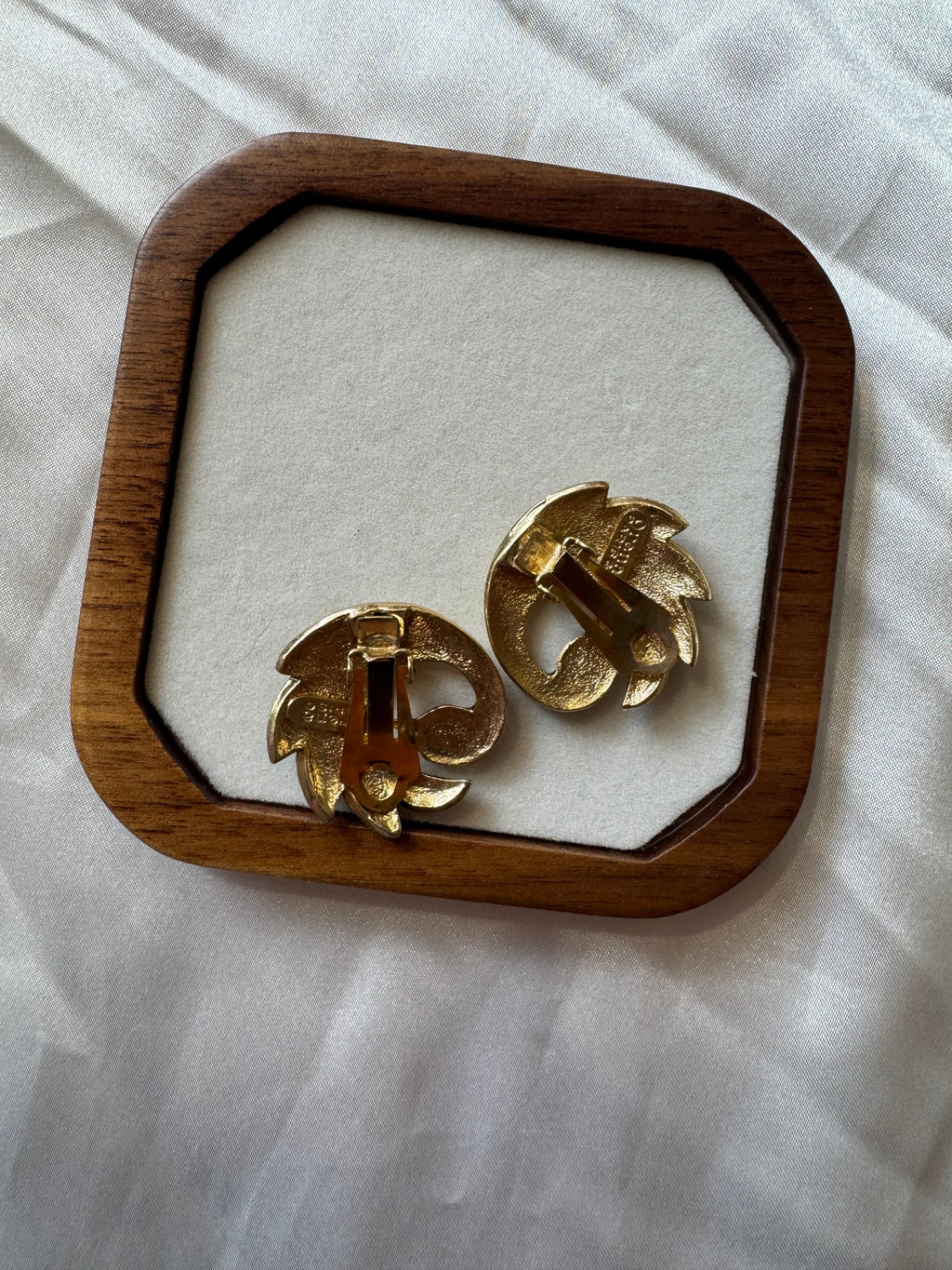 Boucles d'oreilles cygne