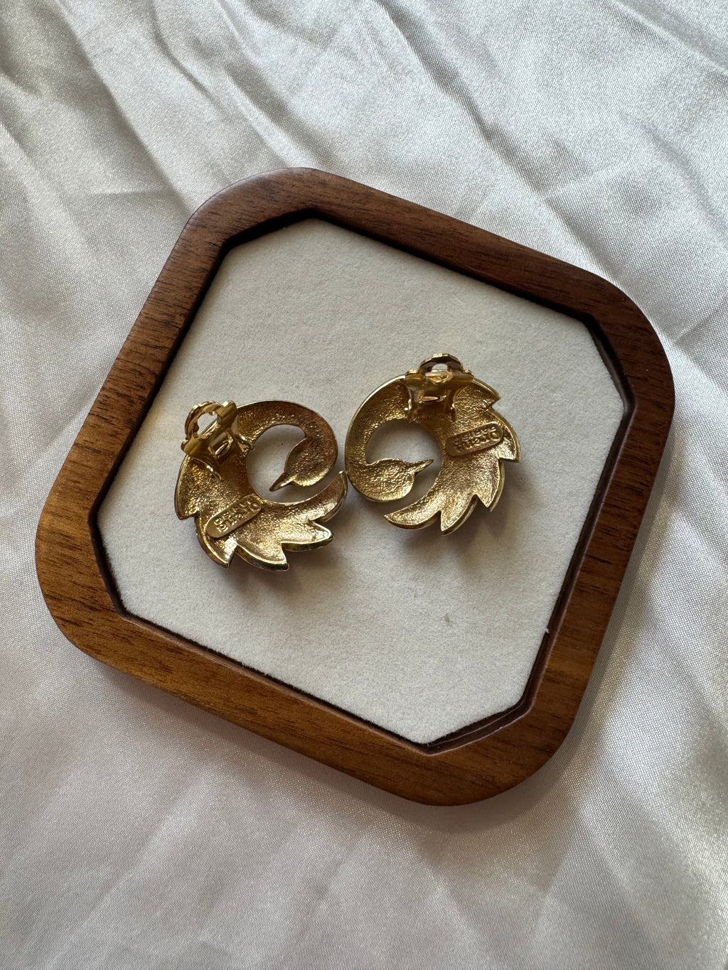 Boucles d'oreilles cygne