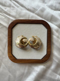 Boucles d'oreilles cygne