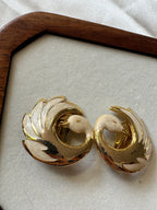 Boucles d'oreilles cygne