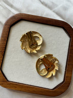 Boucles d'oreilles cygne