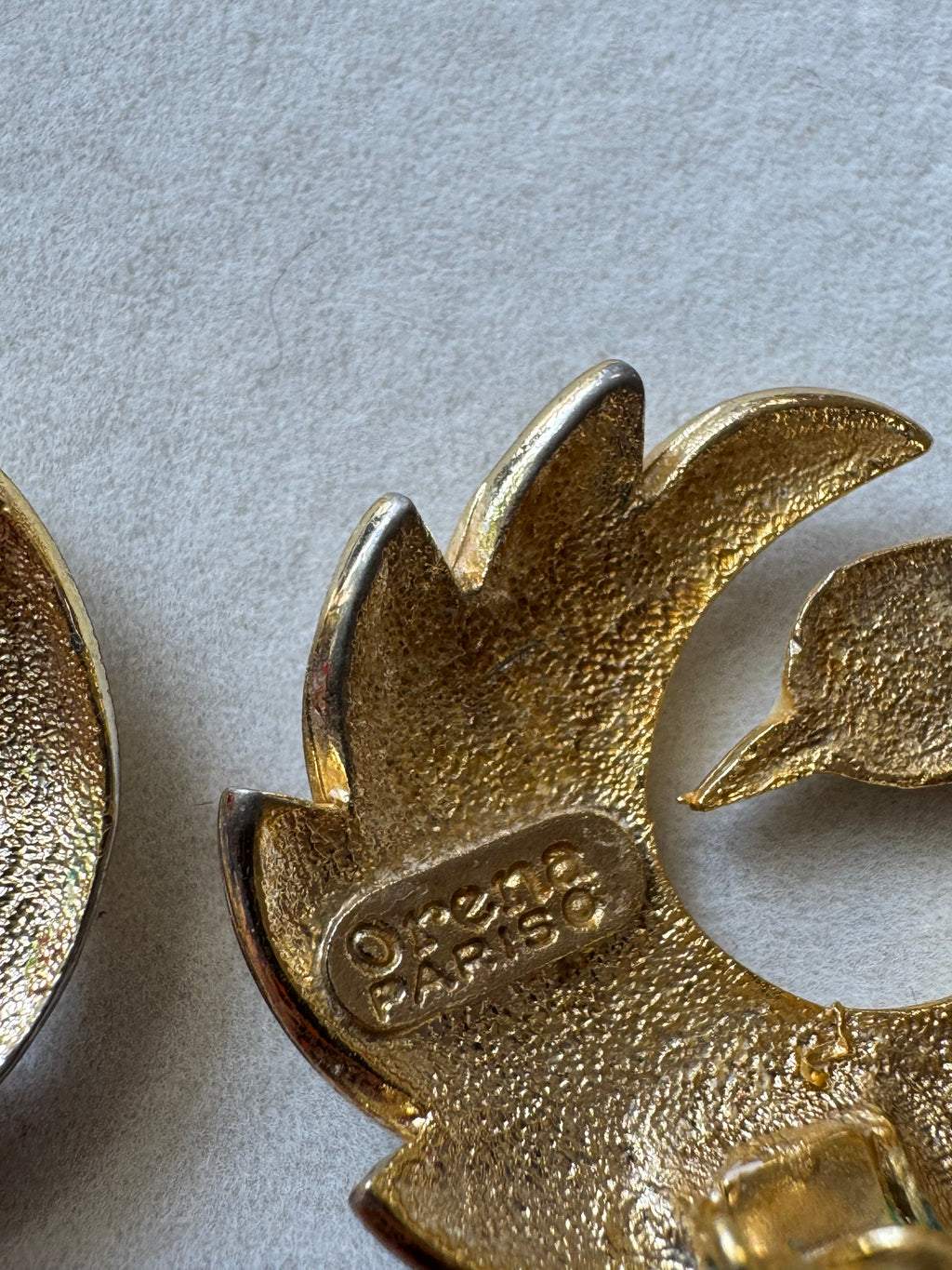 Boucles d'oreilles cygne