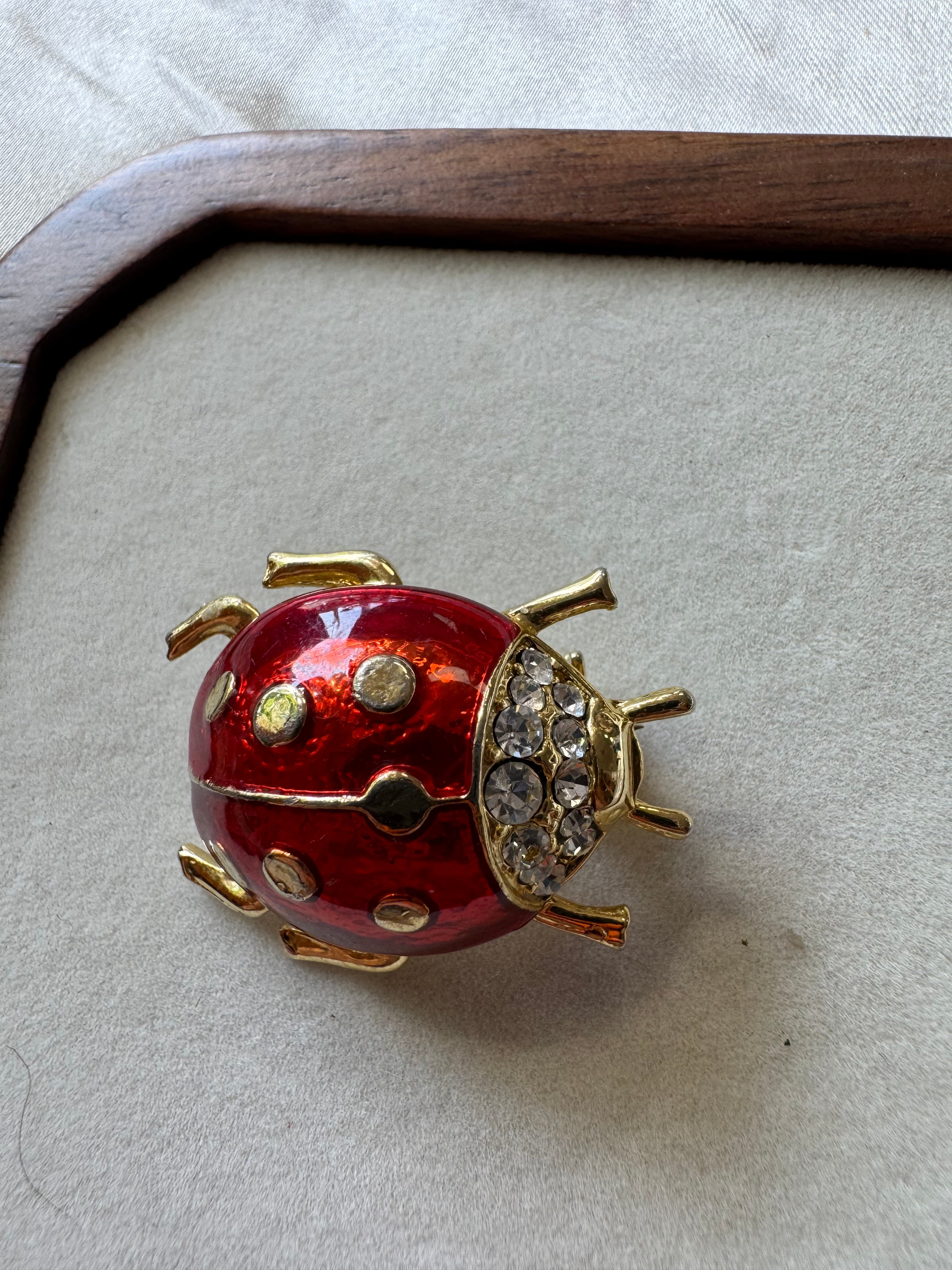Broche coccinelle