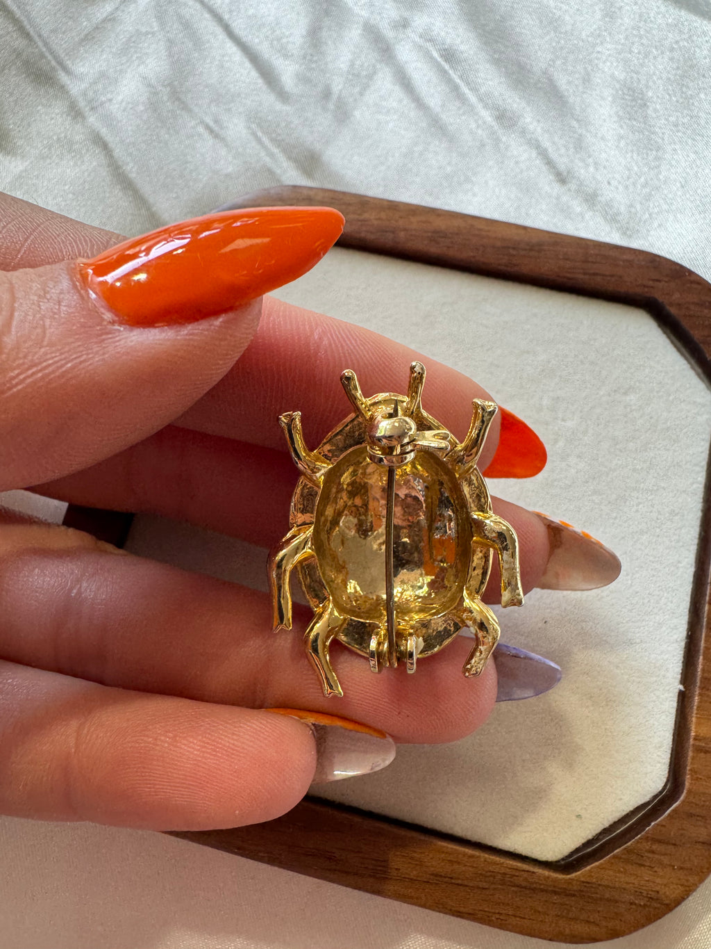 Broche coccinelle