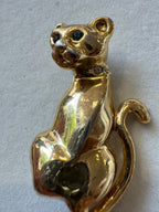 Broche léopard