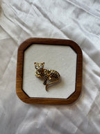Broche léopard