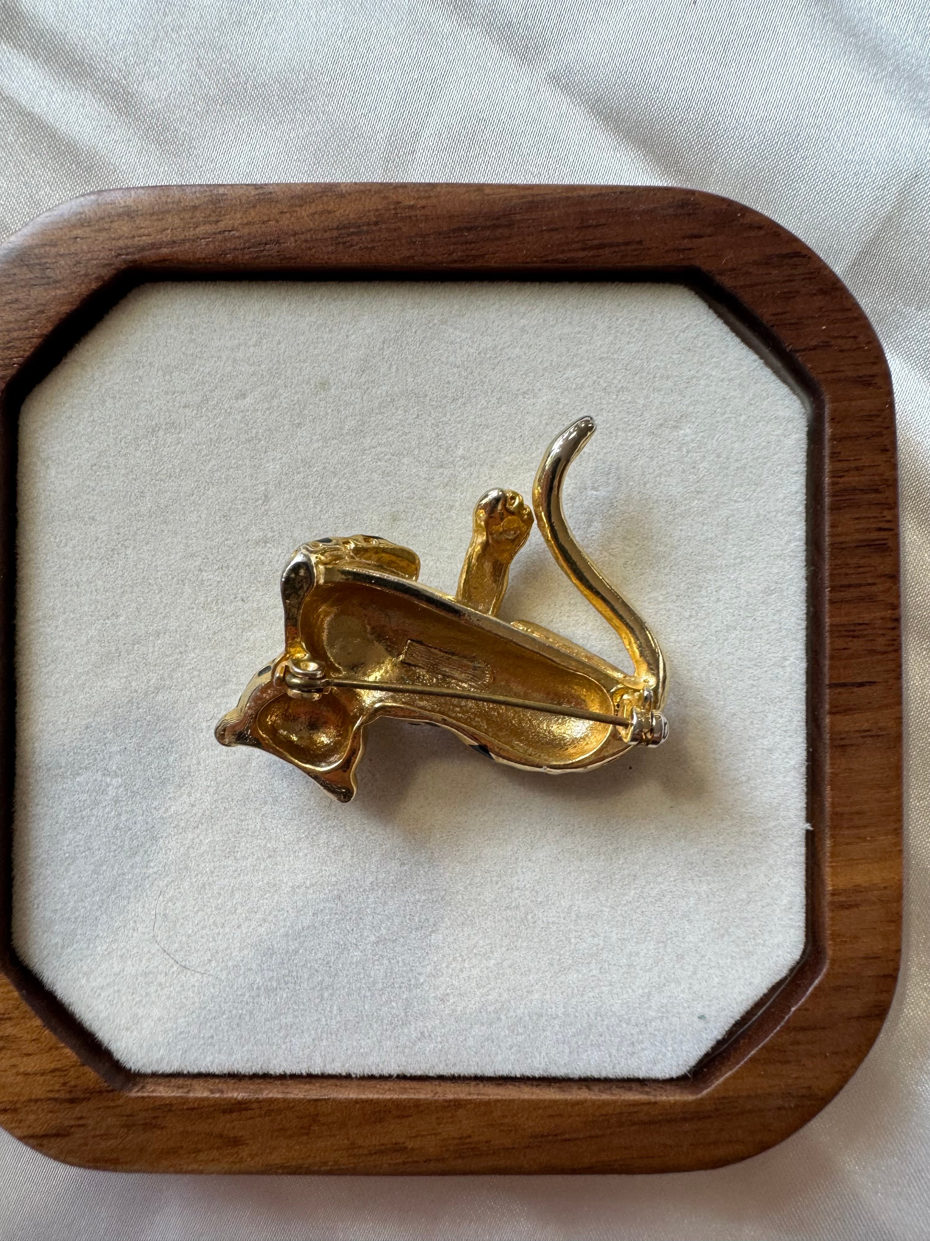 Broche léopard